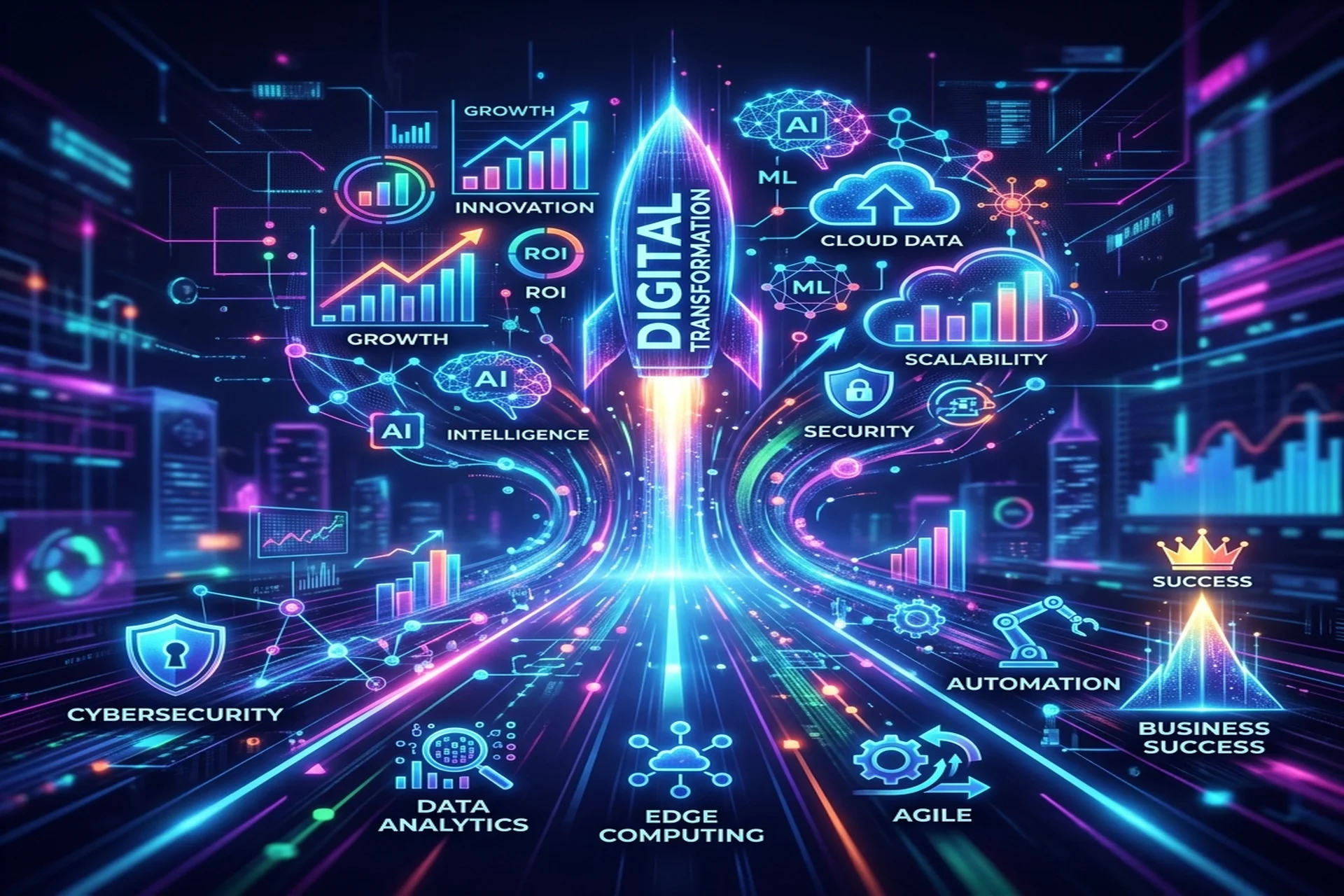 Key IT Trends for Business Growth visual