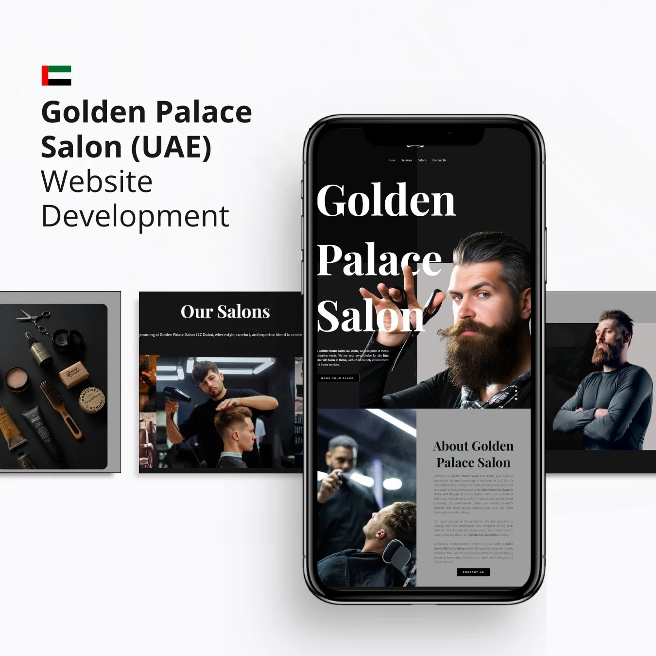 Golden Palace Saloon Web Project Screenshot